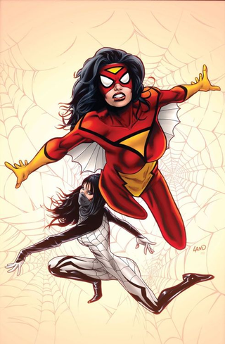 Illustration for article titled Milo Manaras variant Spider-Woman cover is, uh...